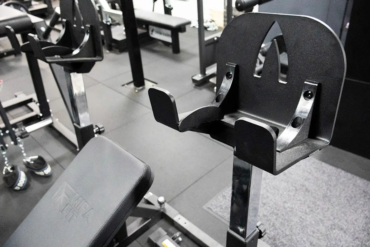 Dumbbell storage at Sportive Tricks gym, Tonbridge