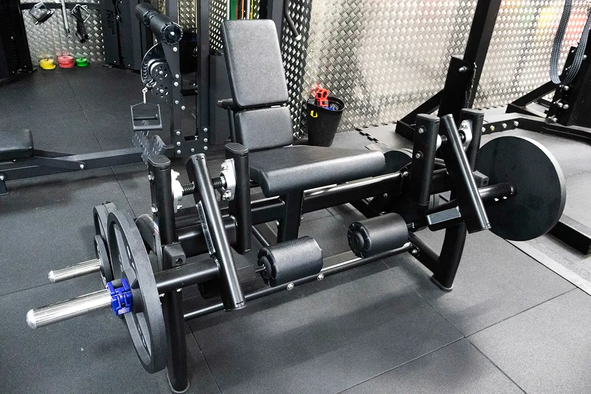 Leg extension machine at Sportive Tricks gym