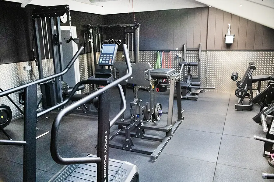 Upstairs gym floor at Sportive Tricks, Tonbridge